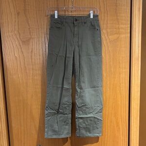 Project Indigo, juniors green jeans, Size 5